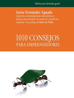 cover image of 1010 consejos para emprendedores